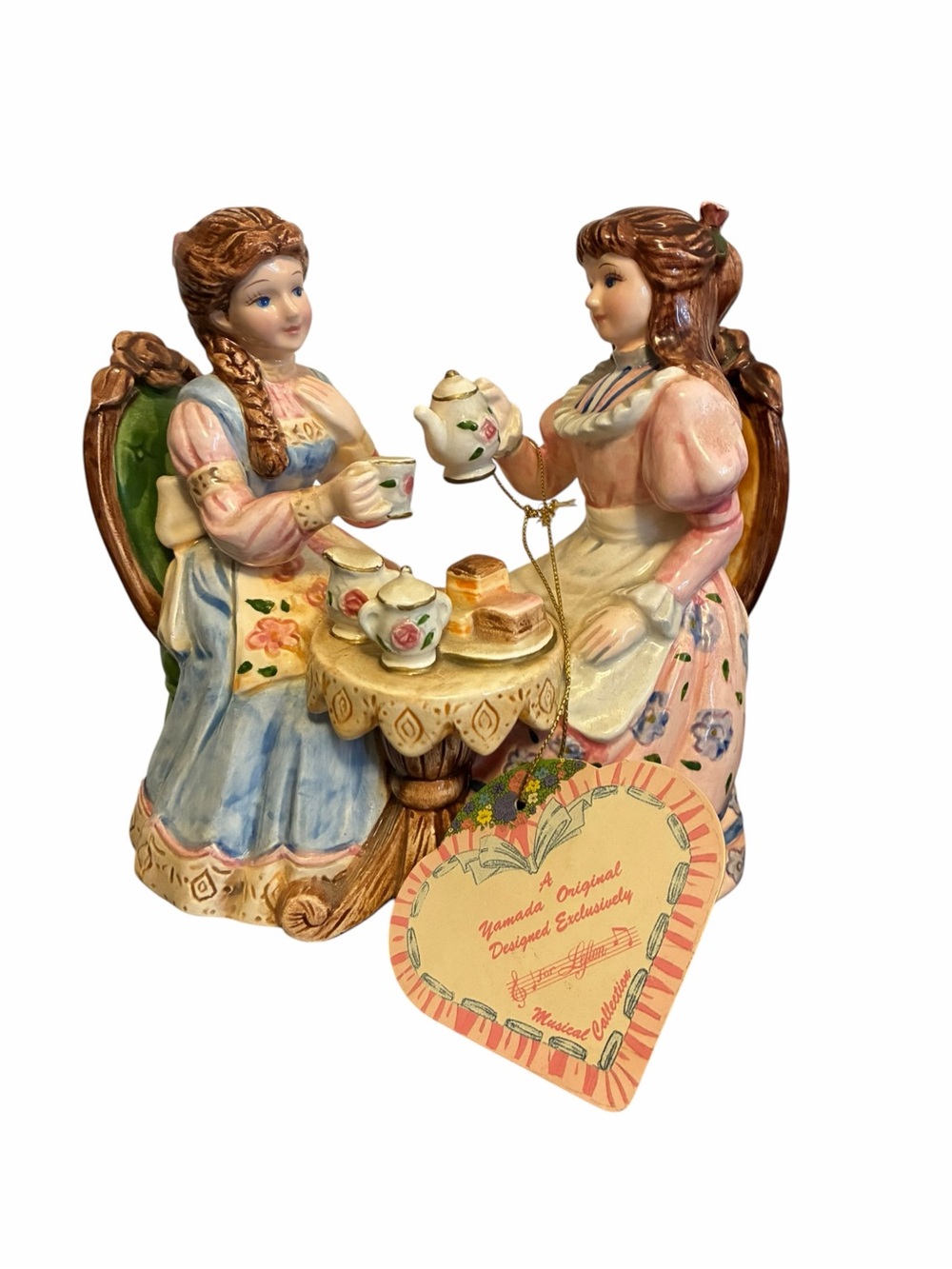Geo Z. Lefton "Tea for Two" Musical Figurine